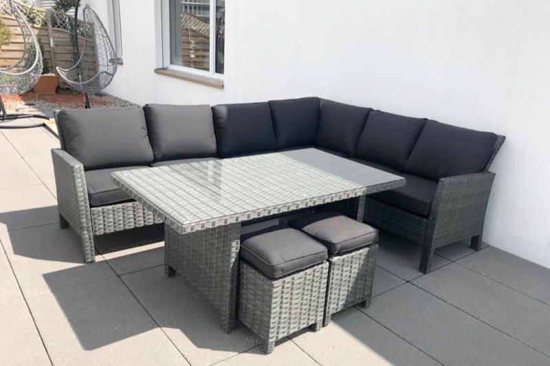 Nachhaltige Rattan Lounge