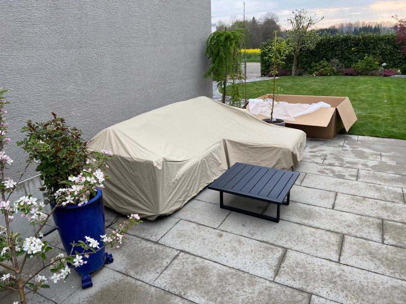 Regen Abdeckhaube Gartenmöbel